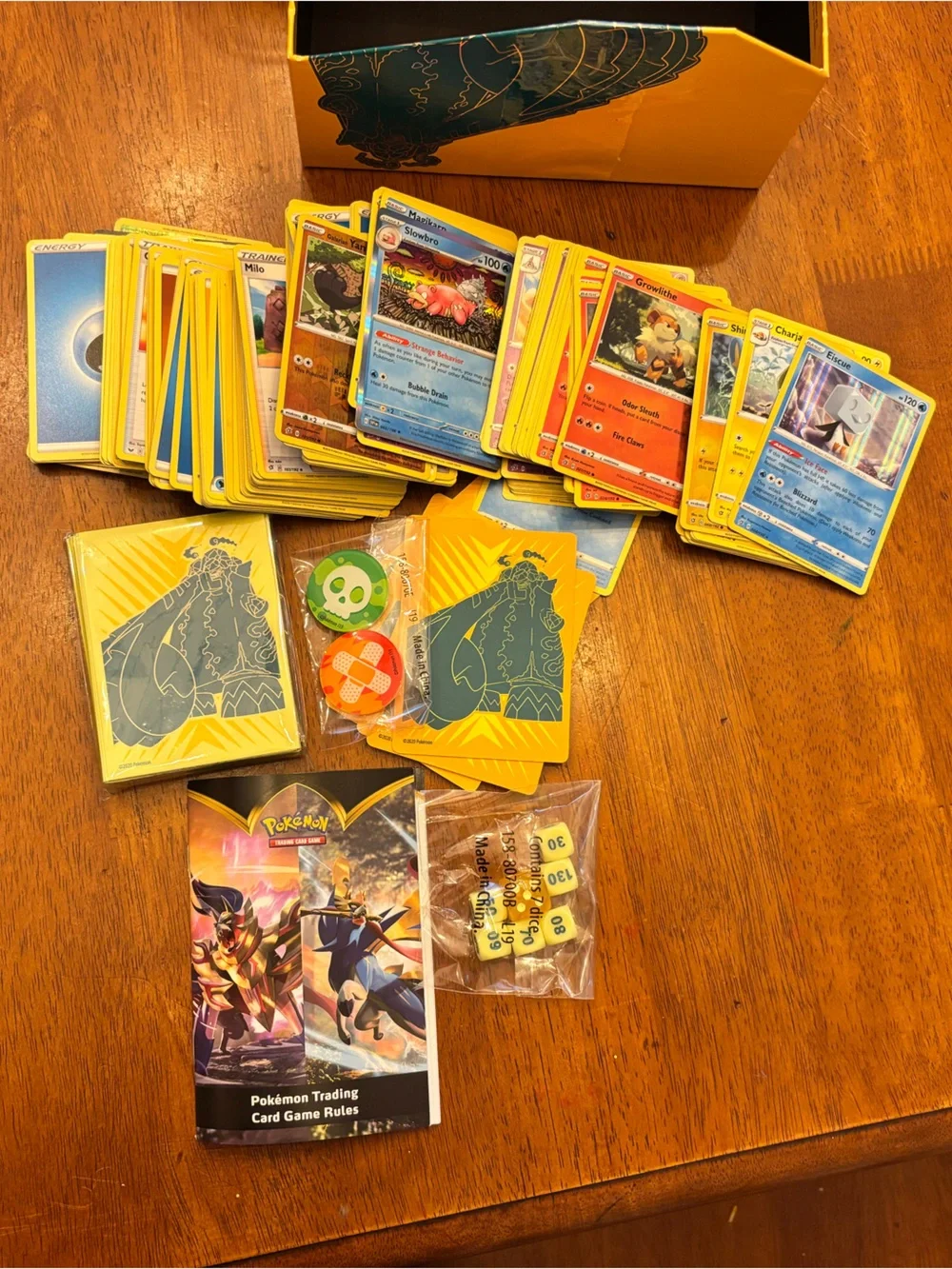 Pokémon TCG: Sword & Shield-Rebel Clash Elite Trainer Box with dice & more